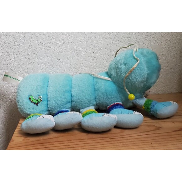 VTG Caterpillar Plush Toy Retro 1984 Lots-A Lots-A Leggggggs 30cm Stuffed Bug - Picture 6 of 16